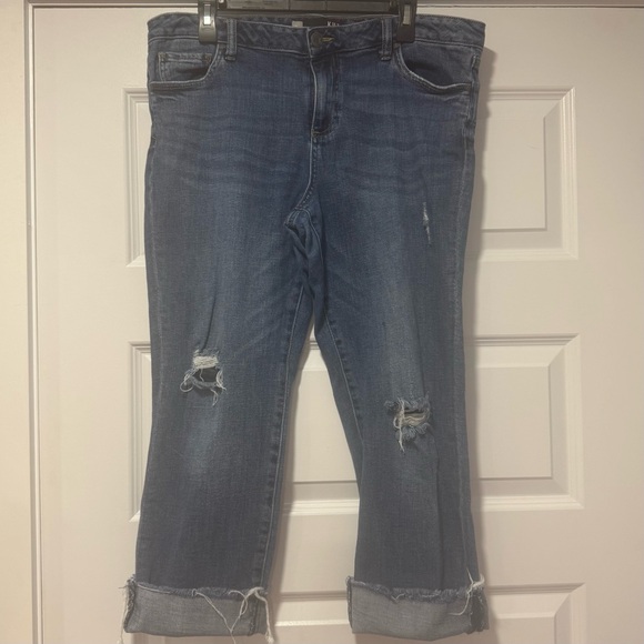 Kut from the Kloth Denim - Kut from the Kloth Blue Cropped Jeans